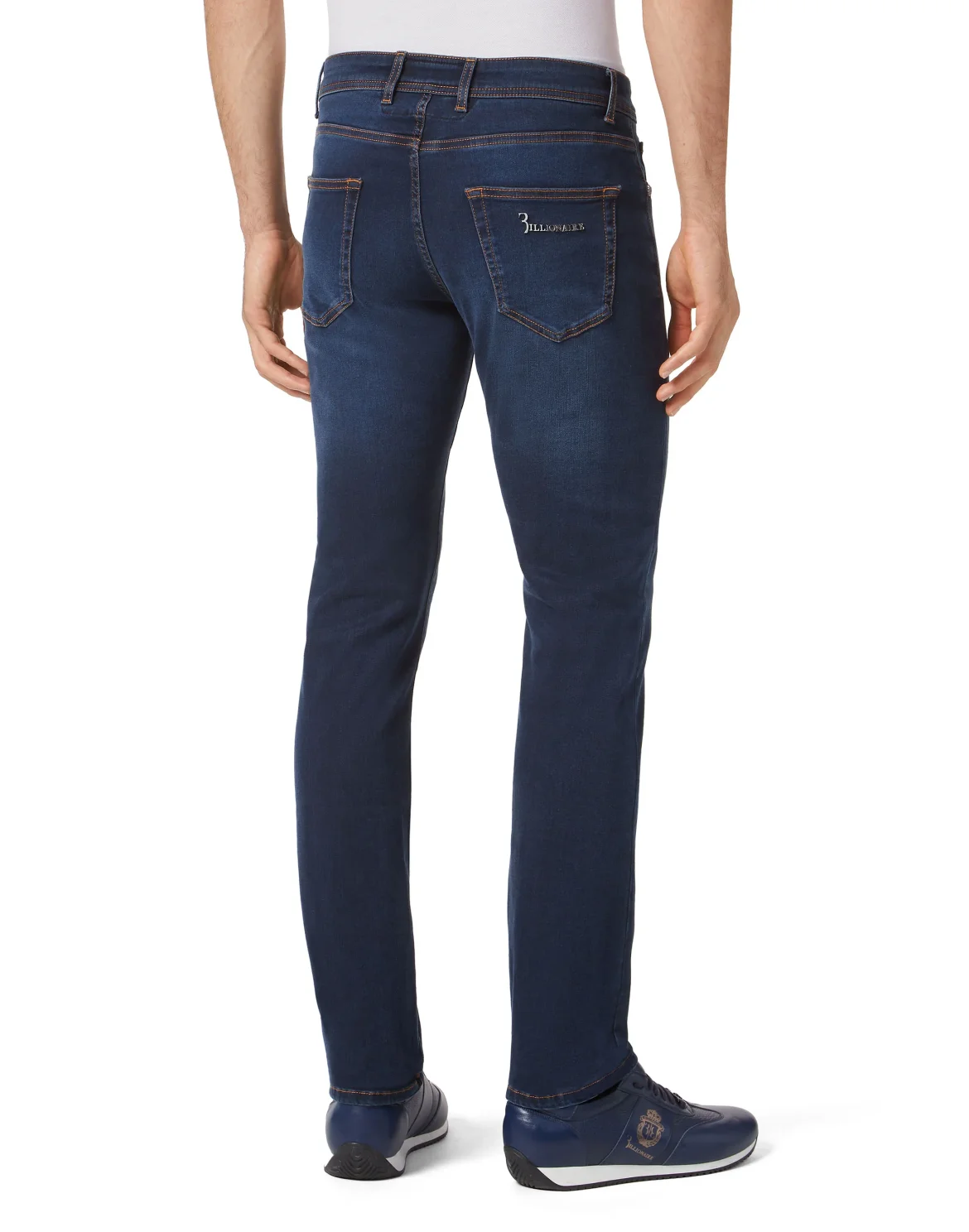Denim Trousers Super Straight Cut Fit, цвет: Синий