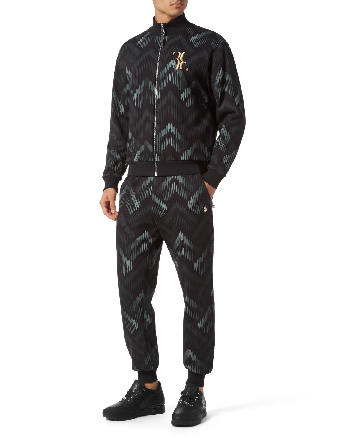 Fleece Jogging Tracksuit: Top/Trousers, цвет: Черный