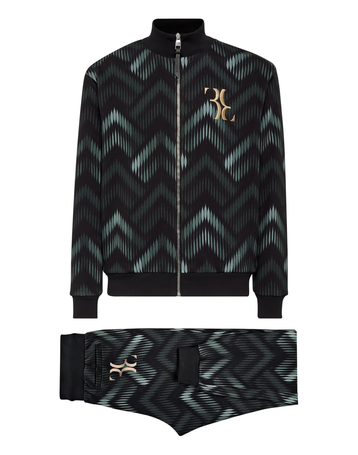 Fleece Jogging Tracksuit: Top/Trousers, цвет: Черный