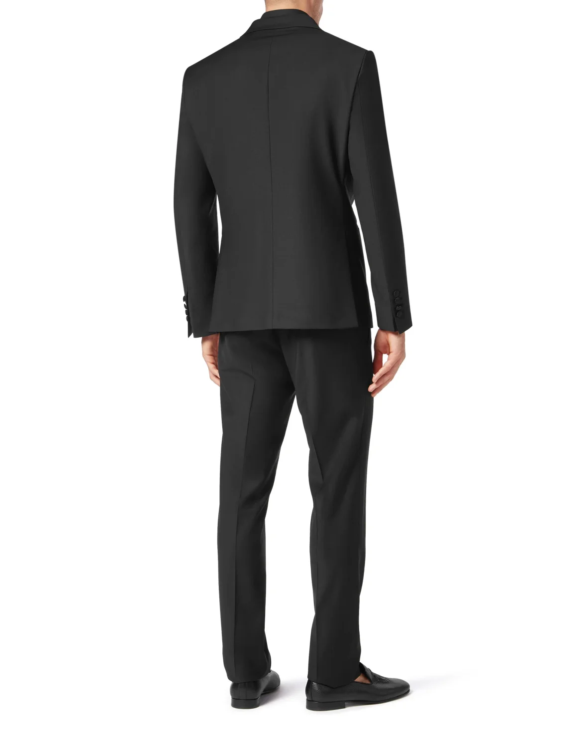 Light Wool and Satin Blazer, цвет: Черный