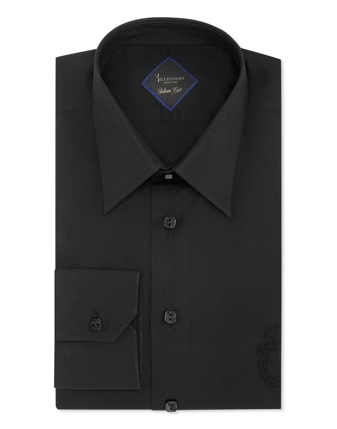 Shirt Slim Fit, цвет: Черный