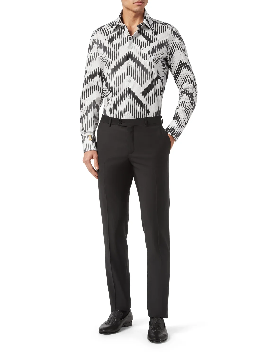 Shirt Silver Cut LS Slim Fit, цвет: Белый