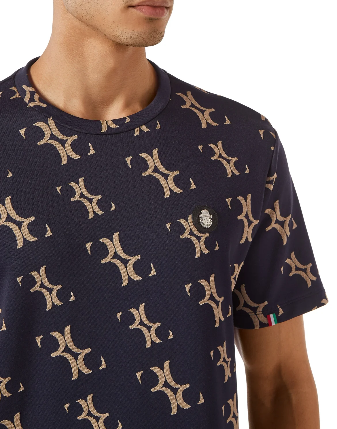 Sponge Fleece T-shirt Round Neck SS, цвет: Синий