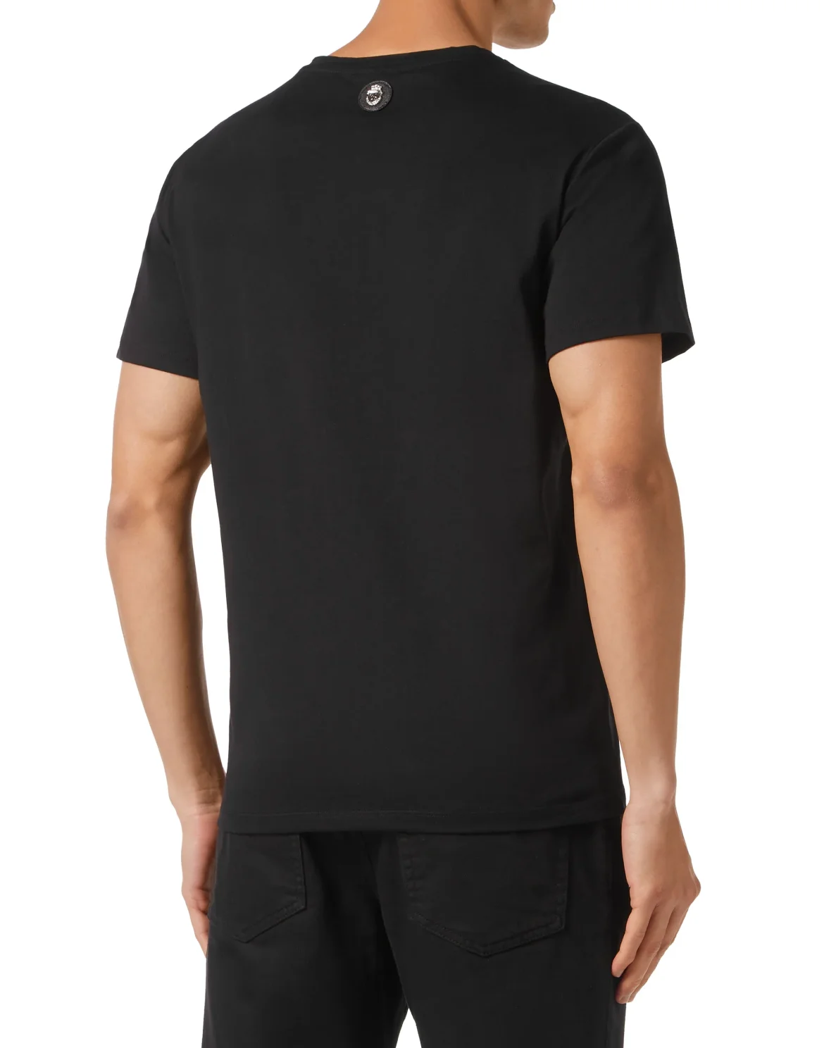 Cotton Maco T-shirt Round Neck SS, цвет: Черный