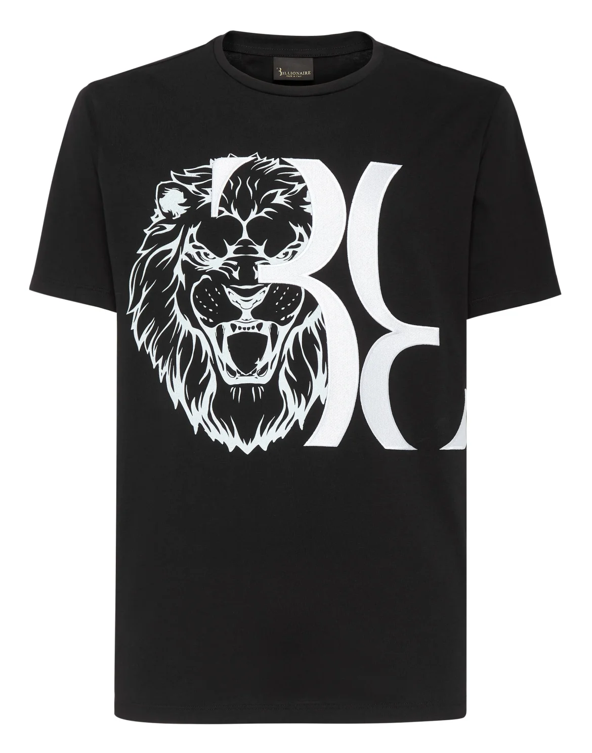 Cotton Maco T-shirt Round Neck SS, цвет: Черный