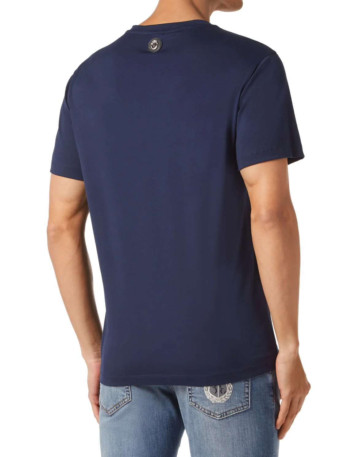 Cotton Maco T-shirt Round Neck SS, цвет: Синий