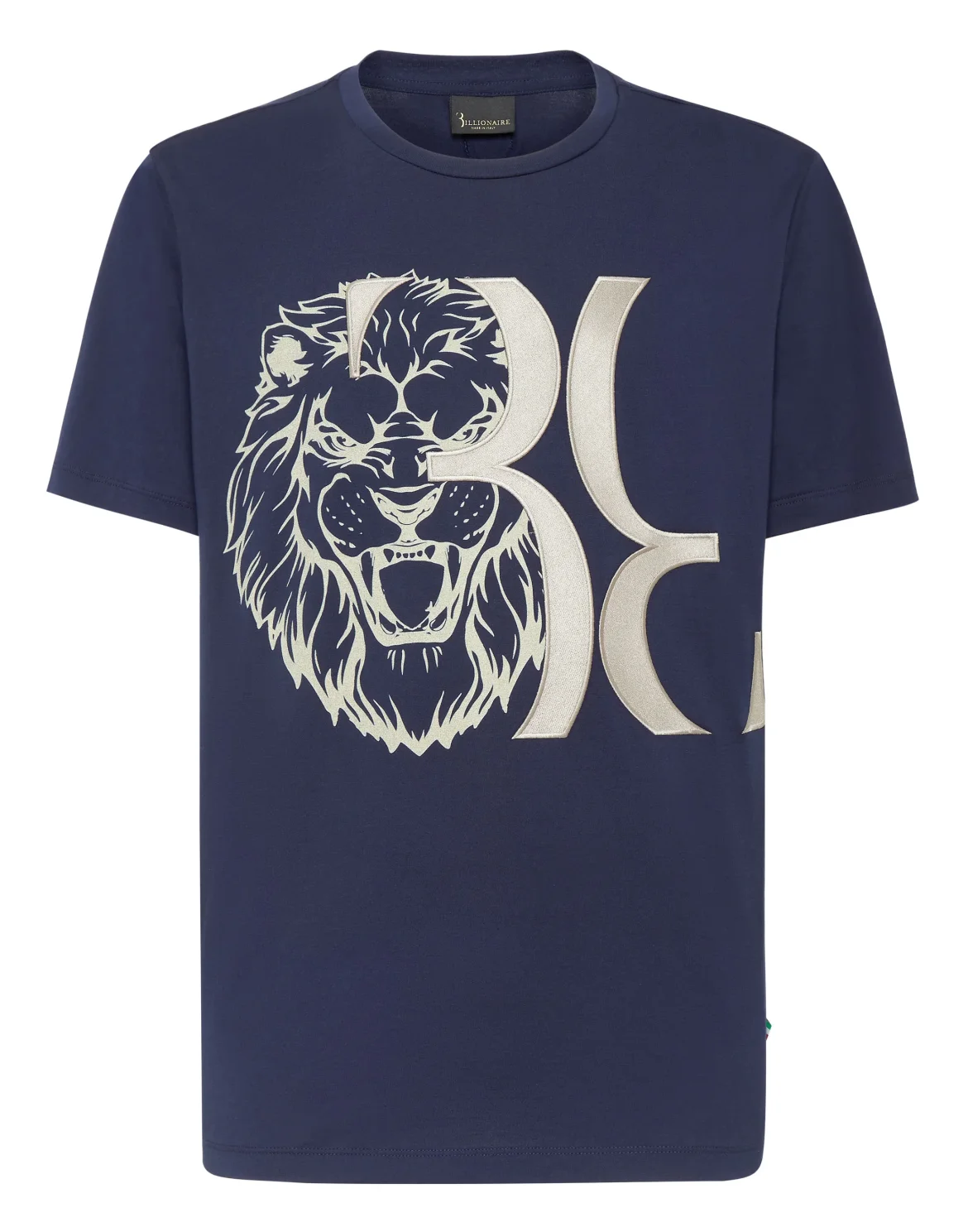 Cotton Maco T-shirt Round Neck SS, цвет: Синий