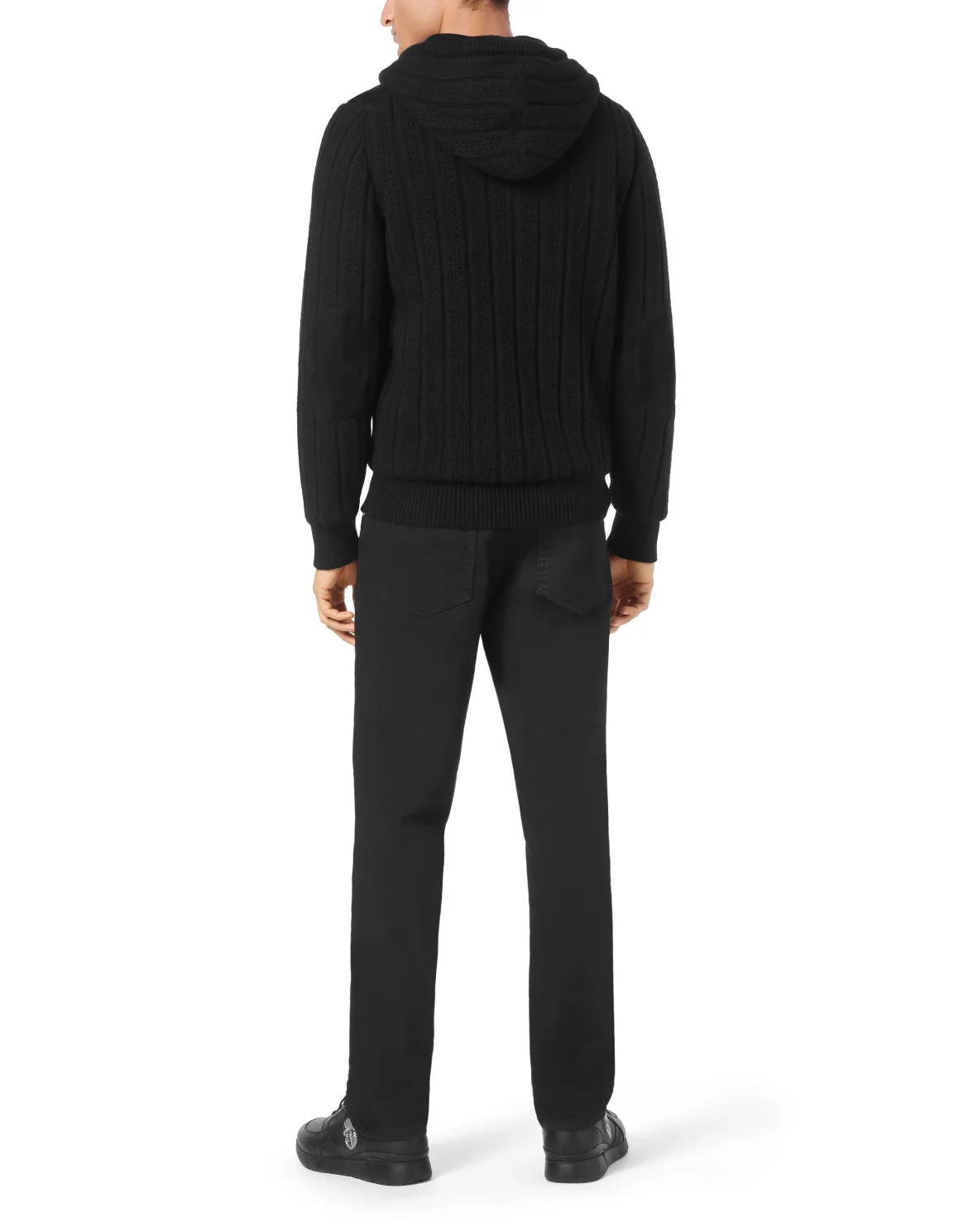 Wool Knit hoodie, цвет: Черный