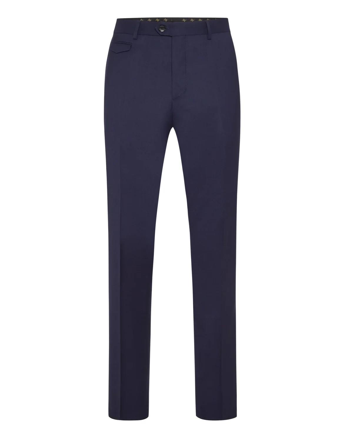 Wool Slim Chinos, цвет: Синий