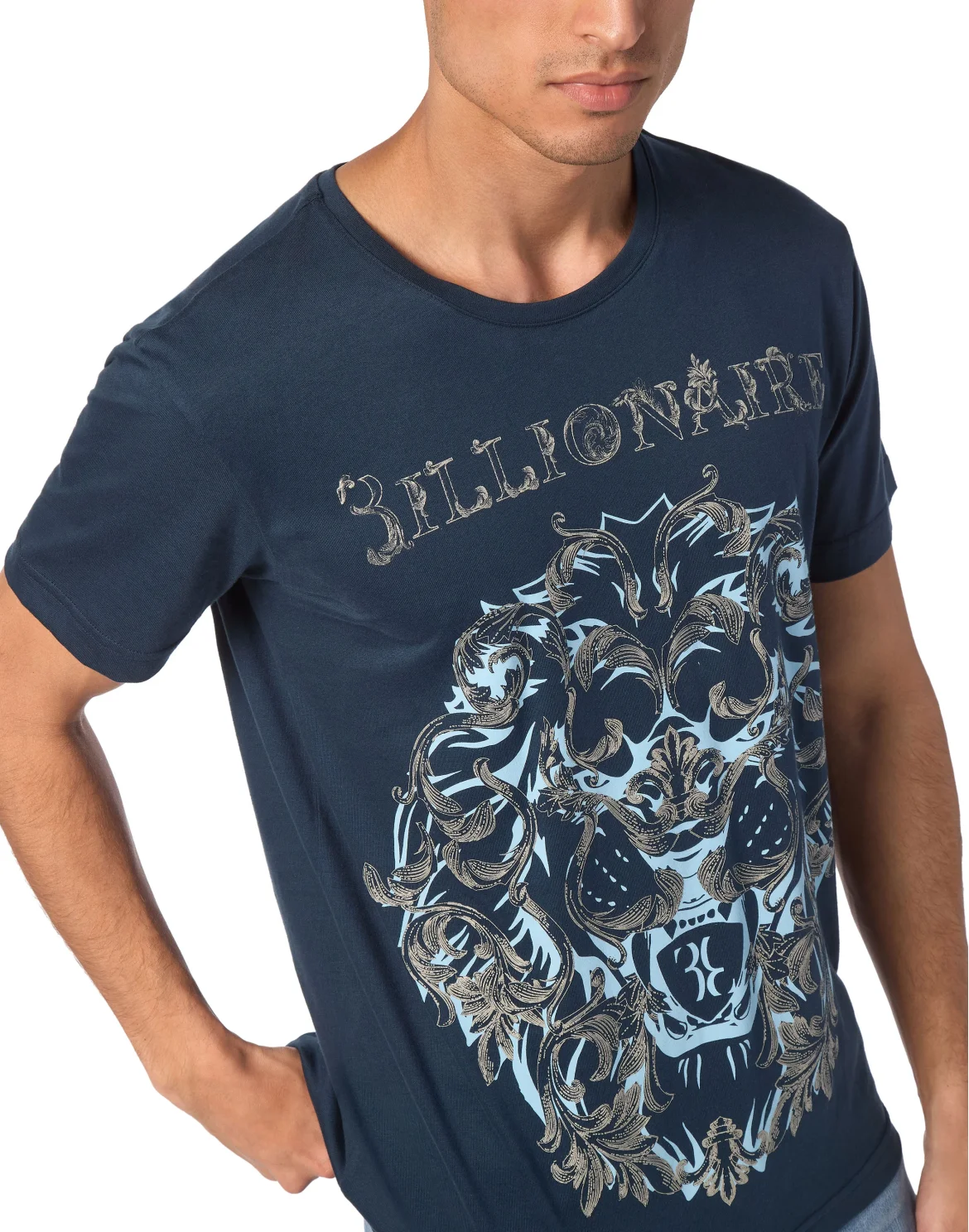 T-shirt Round Neck SS, цвет: Синий