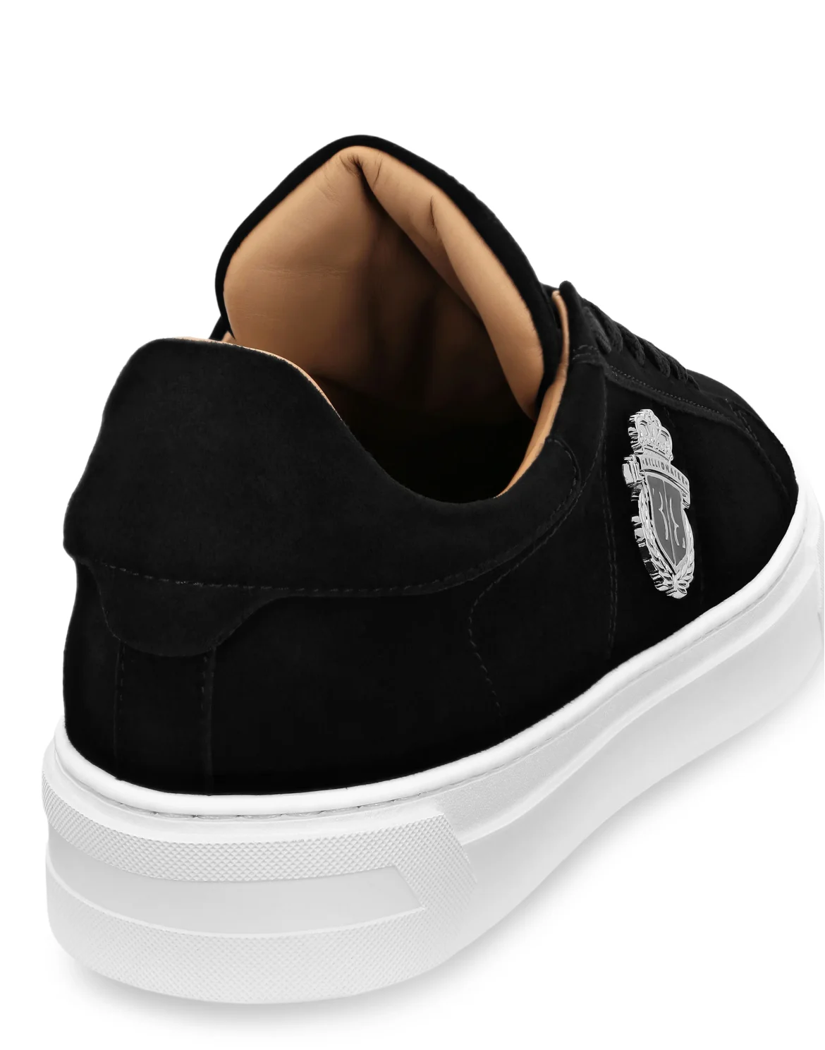 Suede Lo-Top Sneakers, цвет: Черный