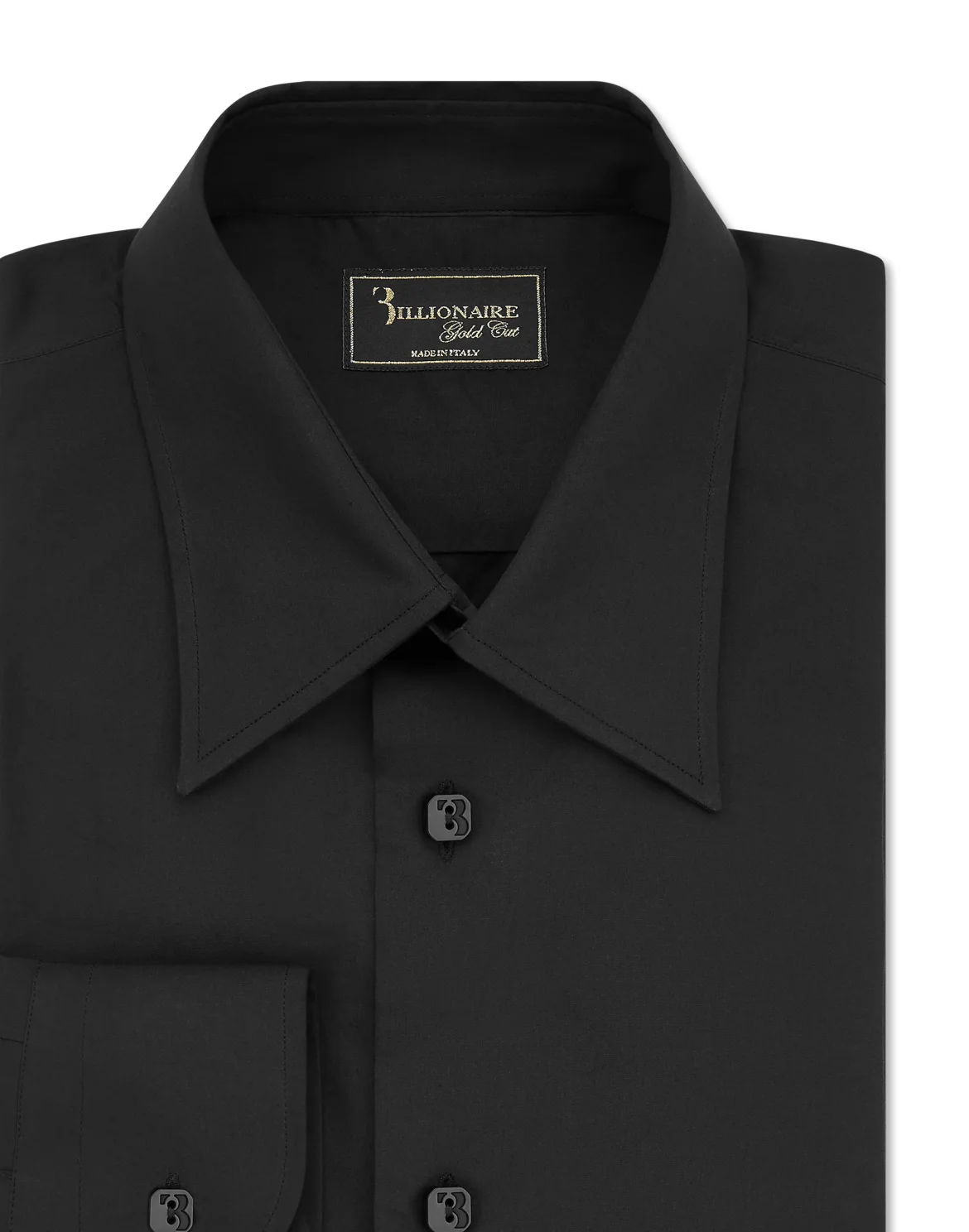 Cotton Tuxedo Shirt Gold Cut, цвет: Черный