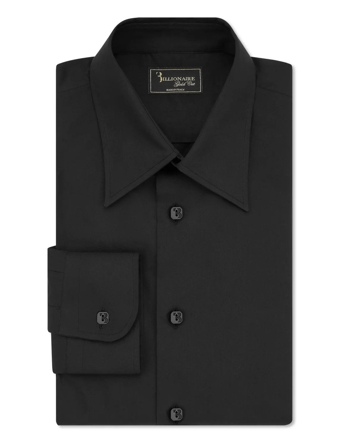 Cotton Tuxedo Shirt Gold Cut, цвет: Черный