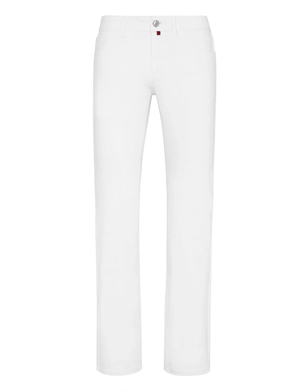 Denim Trousers Regular Fit, цвет: Белый