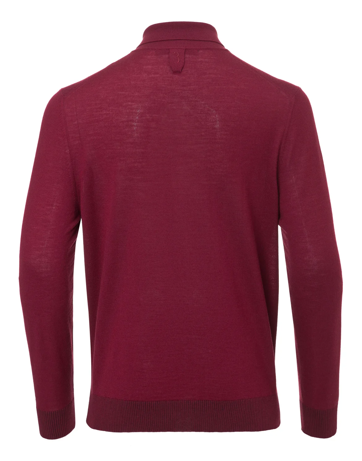 Pullover Polo Neck LS "I was", цвет: Красный