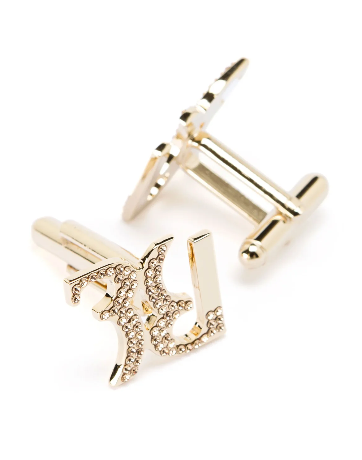 metal cufflinks "Cuff BB shine", цвет: Золотой