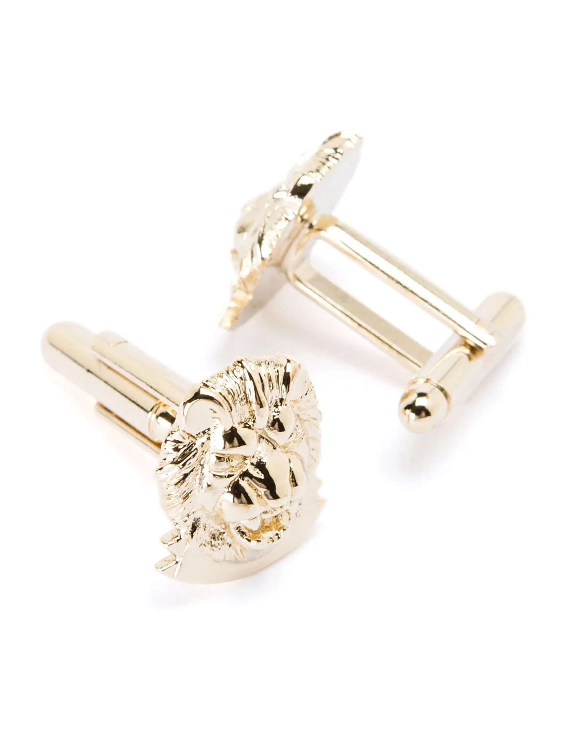 metal cufflinks "Clock", цвет: Золотой
