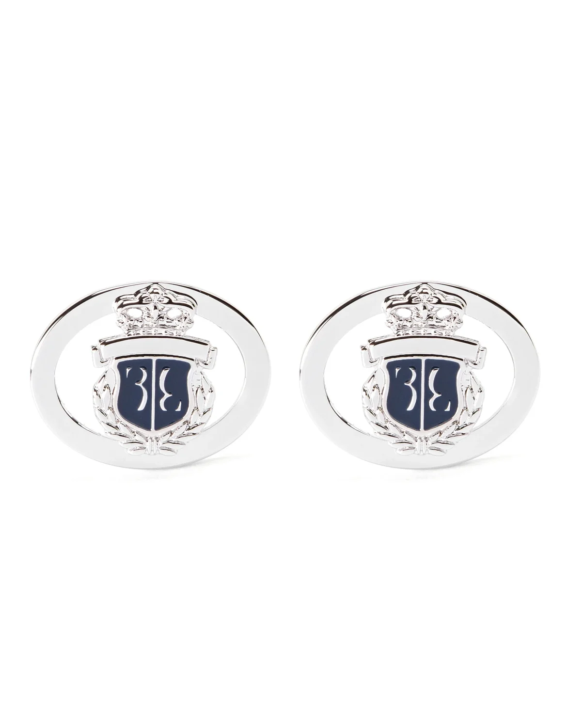 metal cufflinks "Deep", цвет: Синий