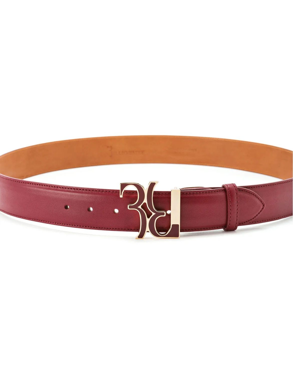 Leather Belts "Austin", цвет: Красный