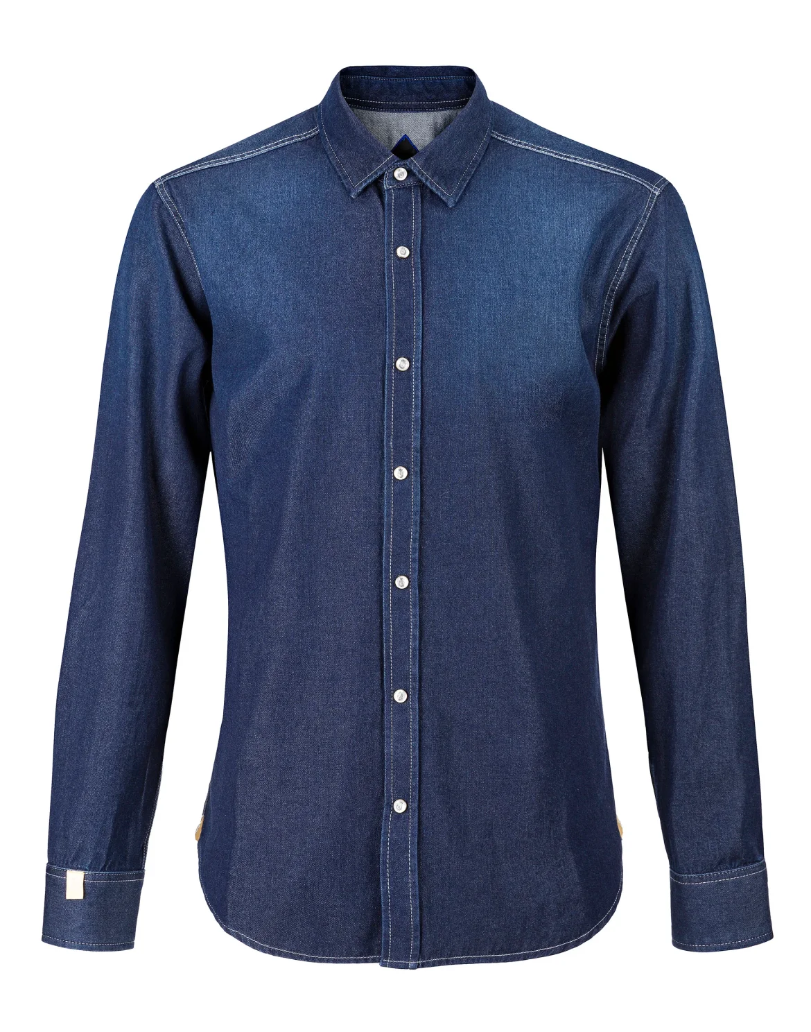Denim Shirt Ls "Ivan", цвет: Синий