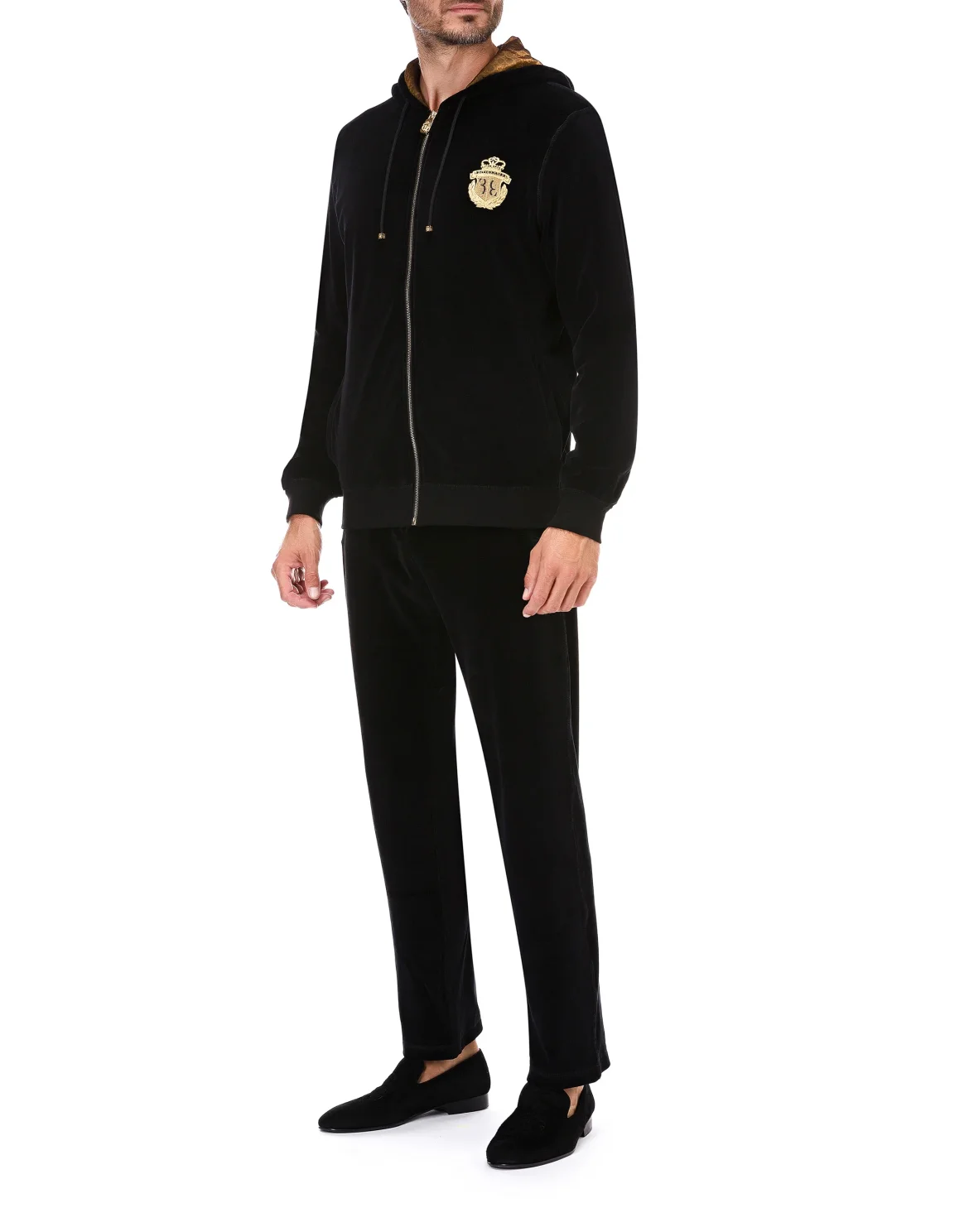 Hoodie/Trousers "Alton -T", цвет: Черный