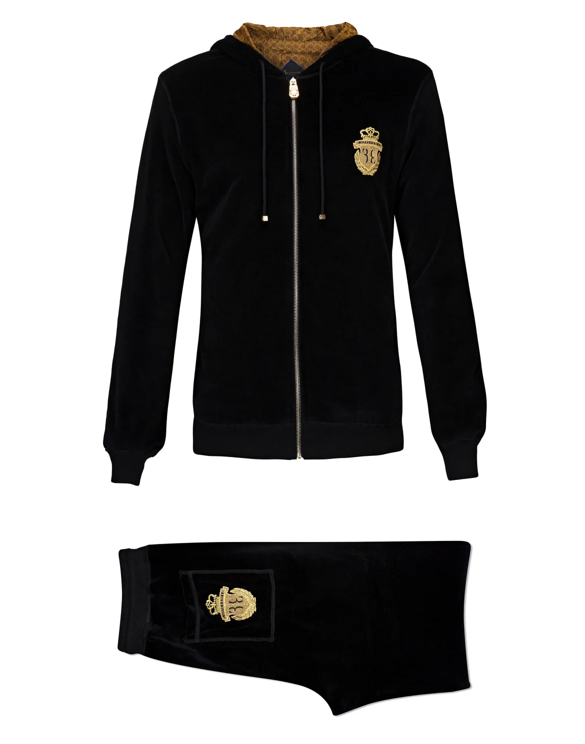 Hoodie/Trousers "Alton -T", цвет: Черный