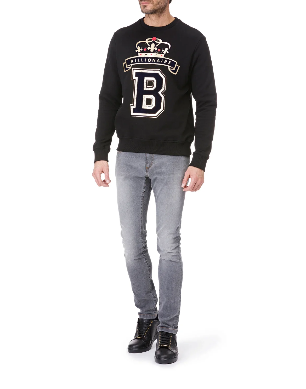 Sweatshirt LS "Robbie", цвет: Черный