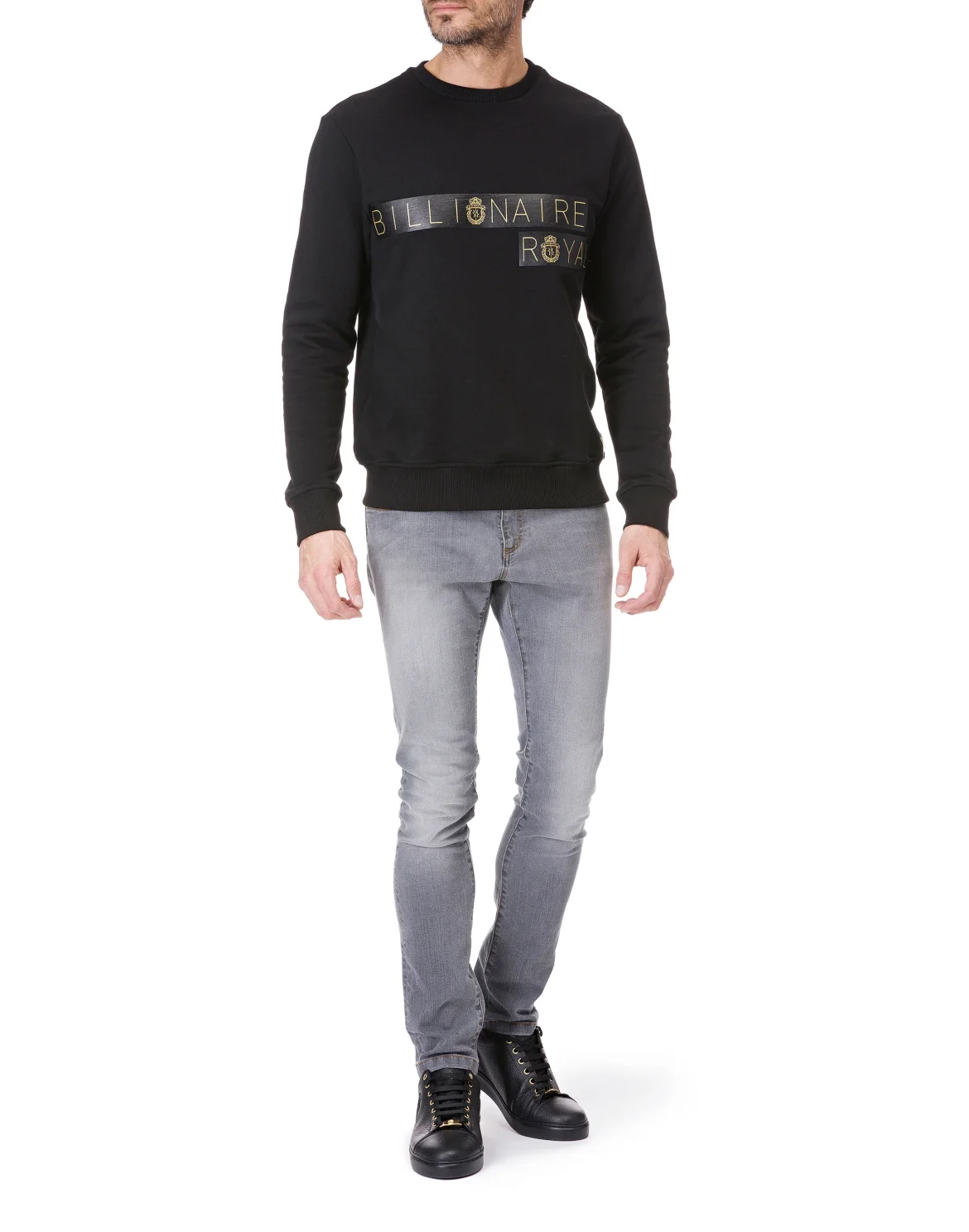 Sweatshirt LS "Roy", цвет: Черный