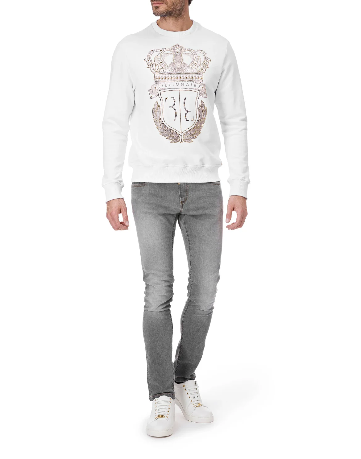 Sweatshirt LS "Kingham", цвет: Белый