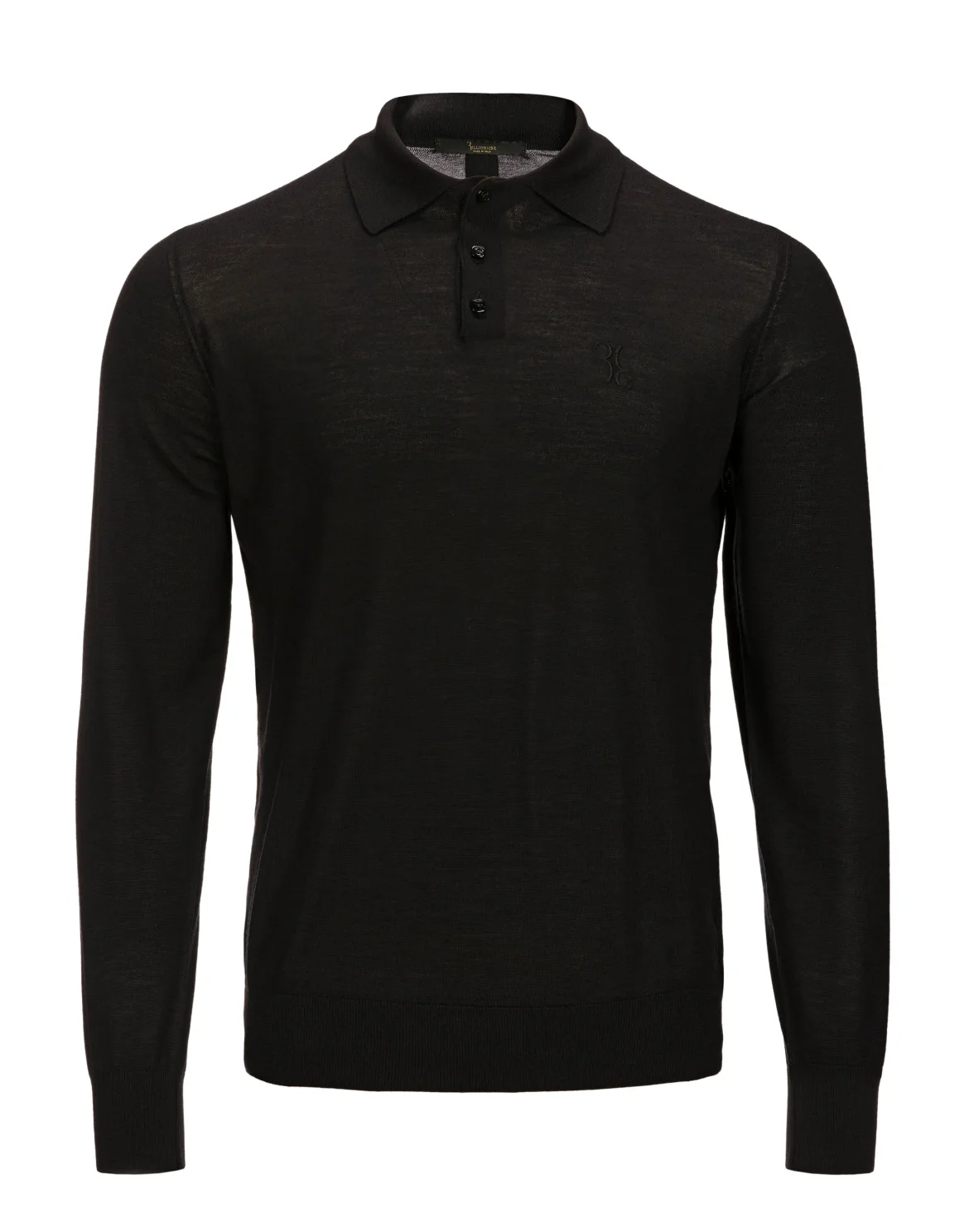 Pullover Polo-Neck LS "Cross", цвет: Черный