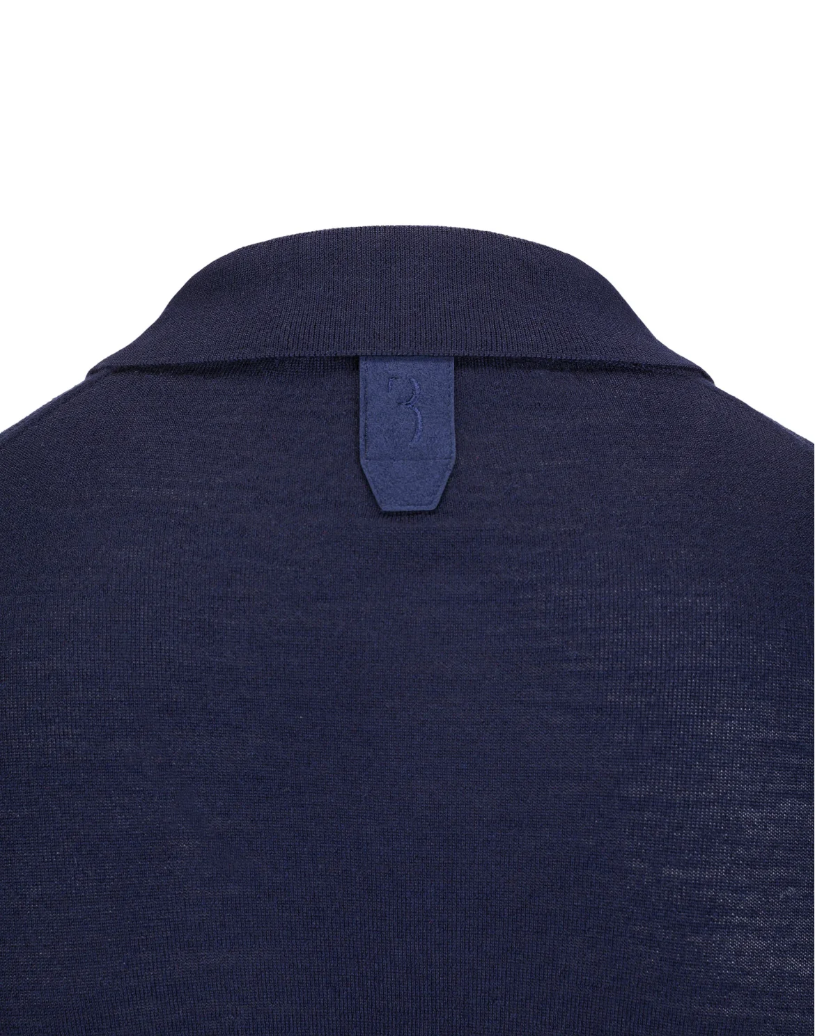 Pullover Polo-Neck LS "Cross", цвет: Синий