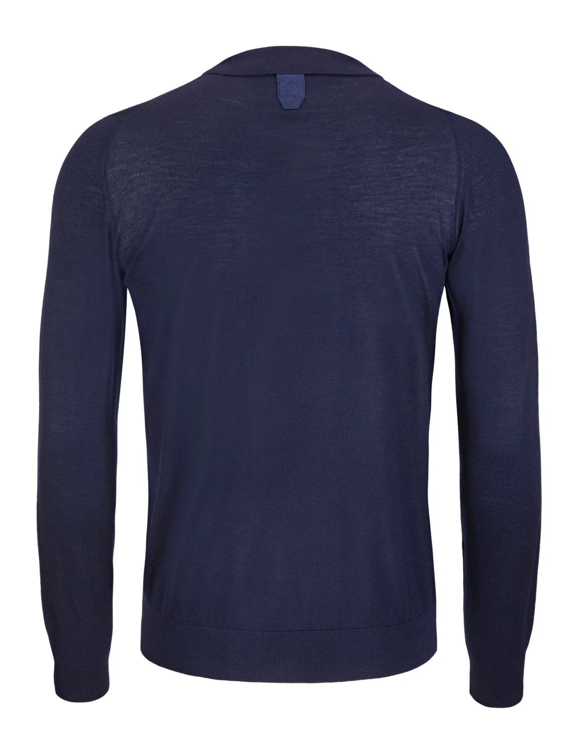 Pullover Polo-Neck LS "Cross", цвет: Синий