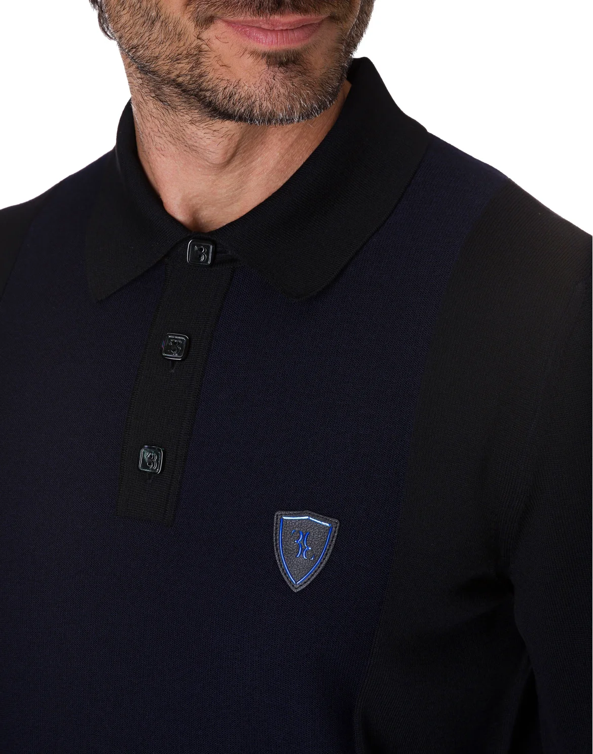 Pullover Polo-Neck LS "Romanov", цвет: Синий