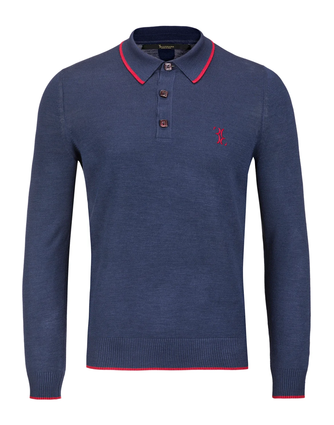 Pullover Polo-Neck LS "Patrick", цвет: Синий