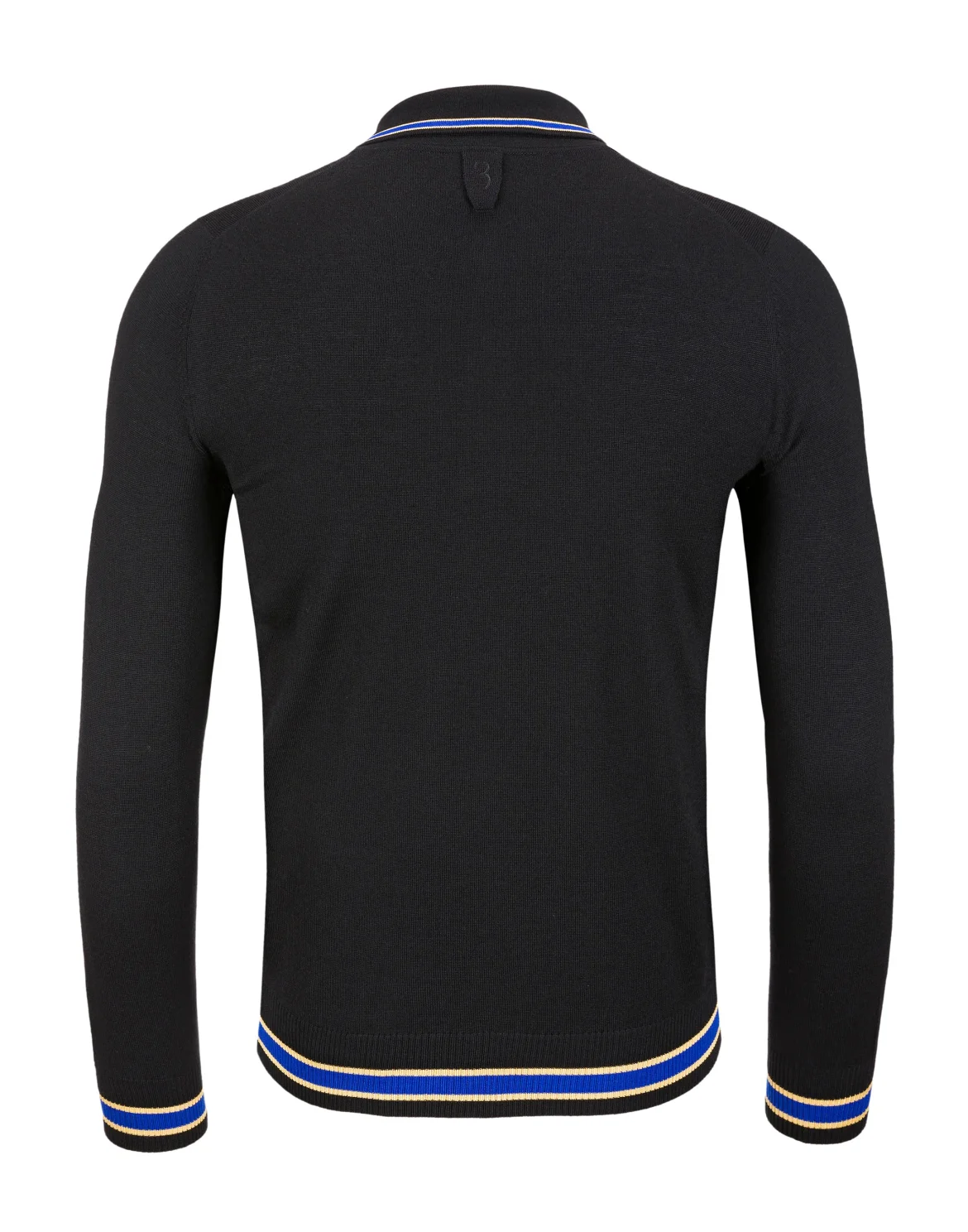 Pullover Polo-Neck LS "Gustav", цвет: Черный