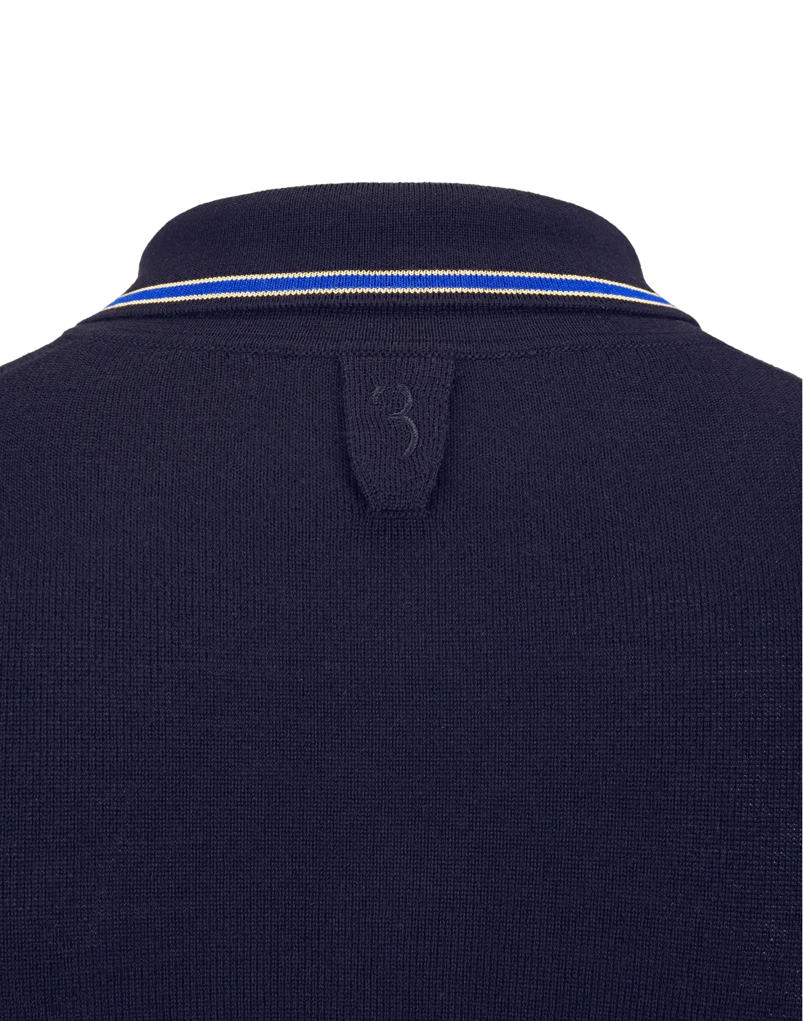 Pullover Polo-Neck LS "Gustav", цвет: Синий
