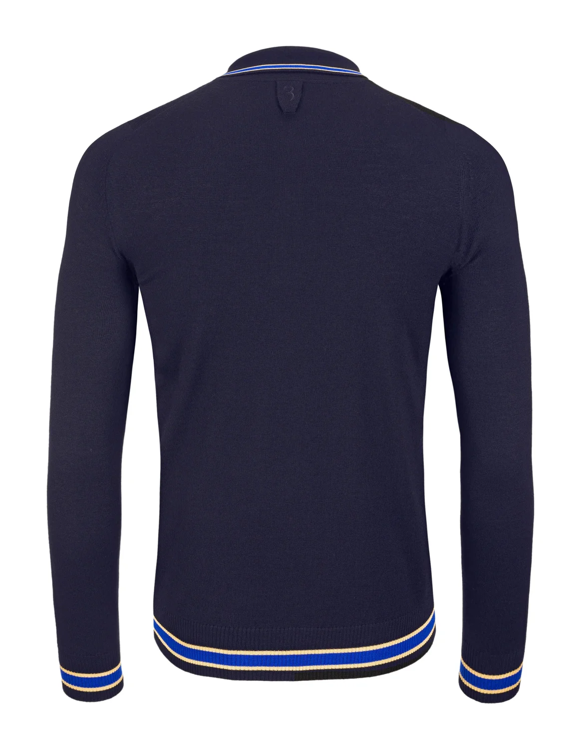 Pullover Polo-Neck LS "Gustav", цвет: Синий