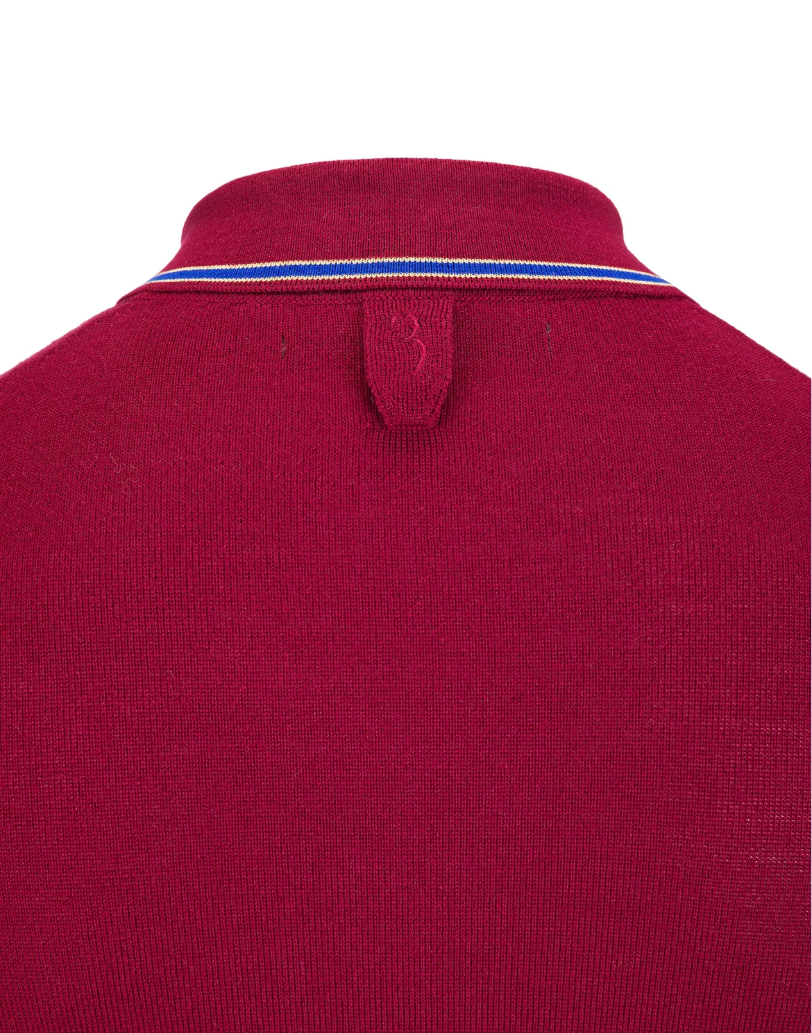 Pullover Polo-Neck LS "Gustav", цвет: Красный