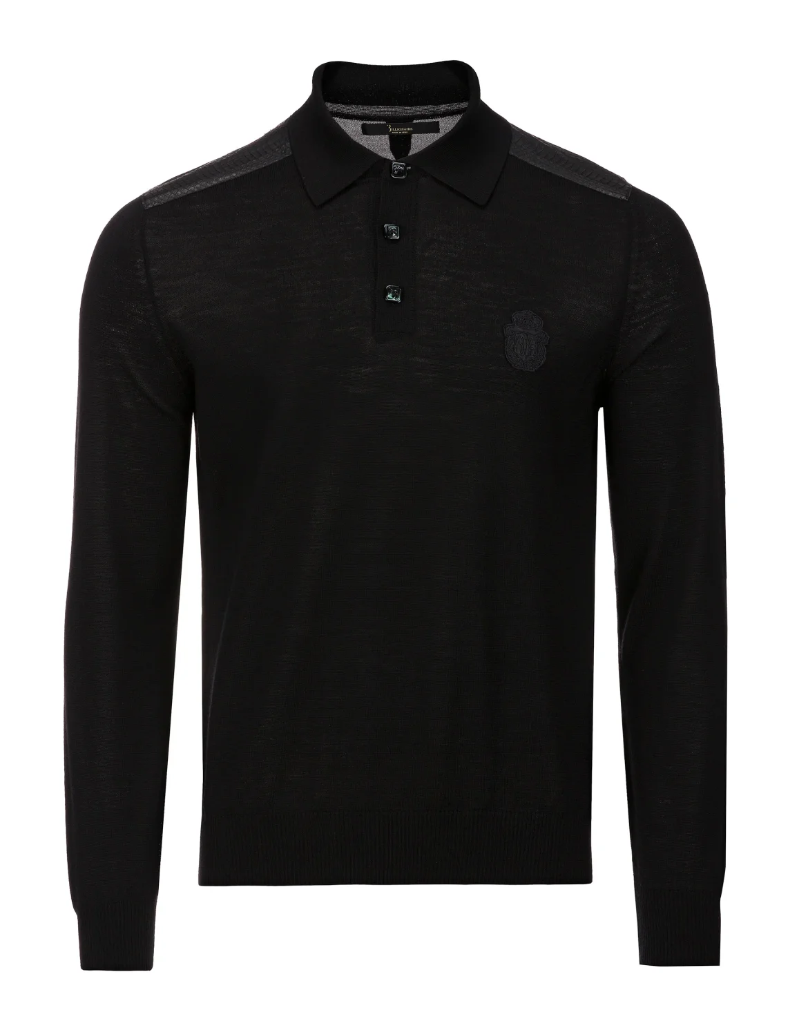 Pullover Polo-Neck LS "Greul", цвет: Черный