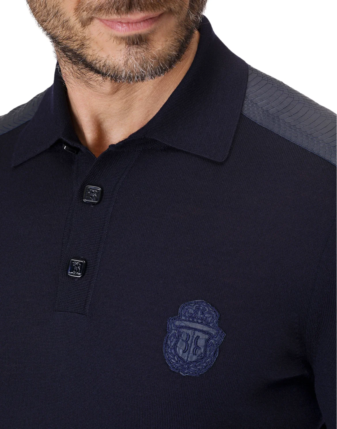 Pullover Polo-Neck LS "Greul", цвет: Синий