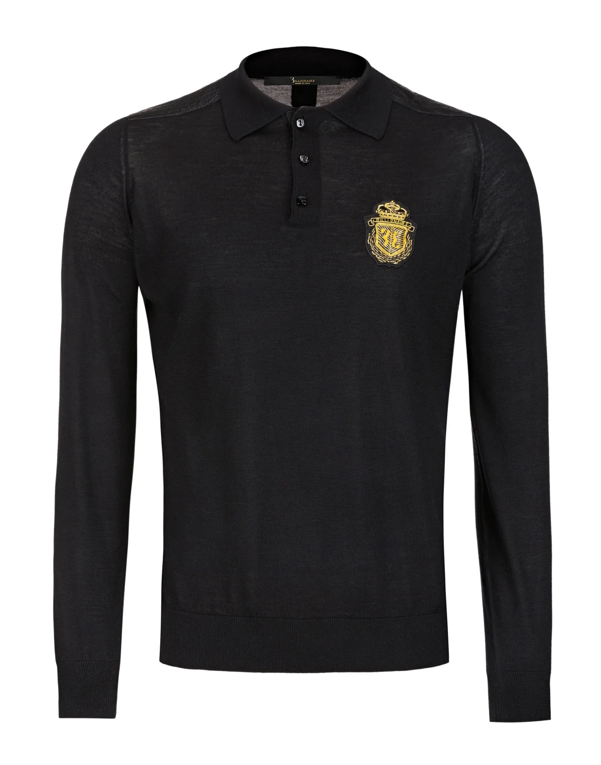 Pullover Polo-Neck LS "Sullivan", цвет: Черный