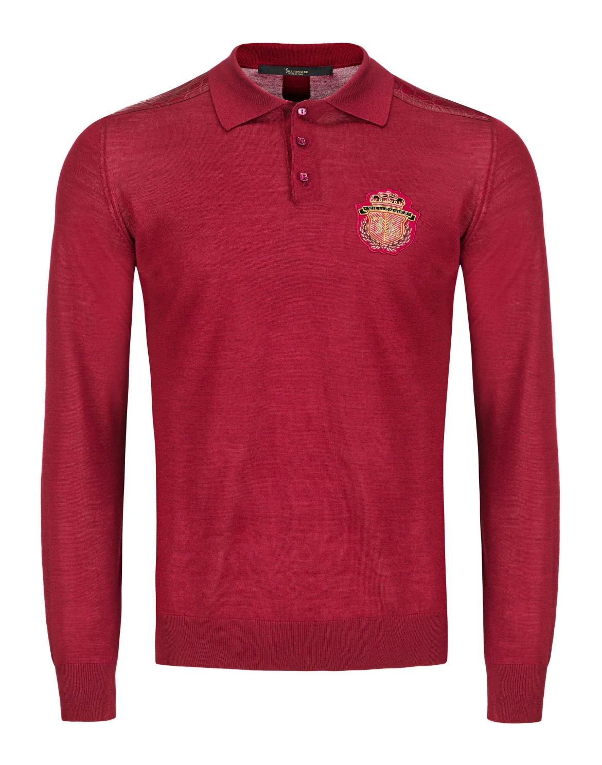 Pullover Polo-Neck LS "Sullivan", цвет: Красный