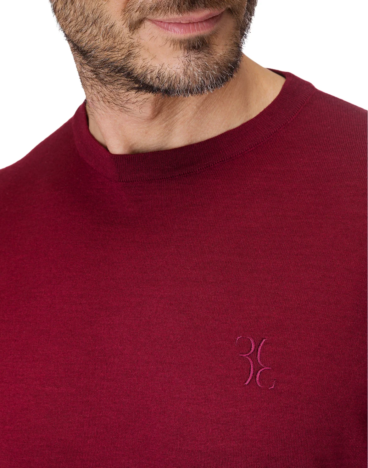 Pullover Round Neck LS "Brixton", цвет: Красный