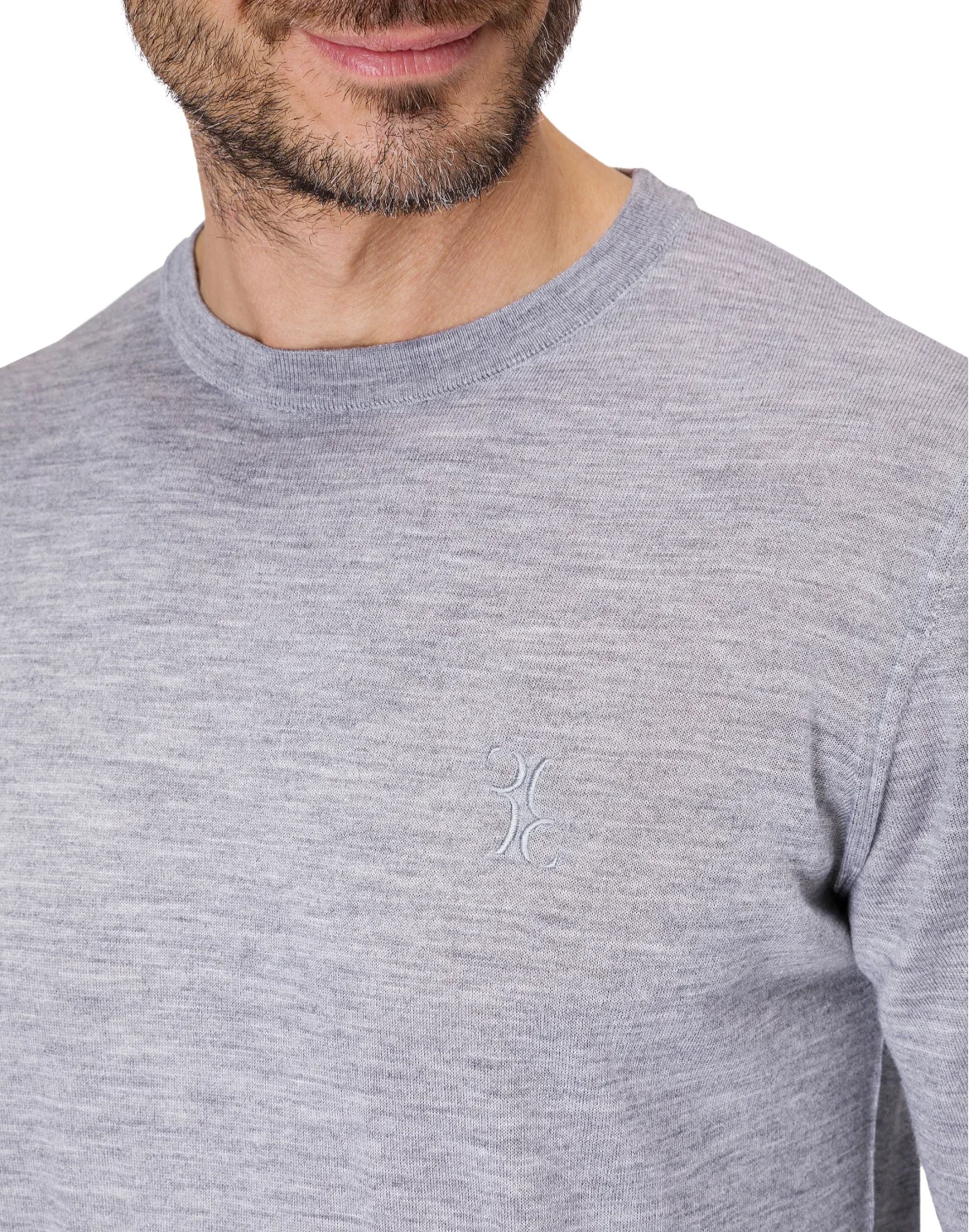 Pullover Round Neck LS "Brixton", цвет: Серый