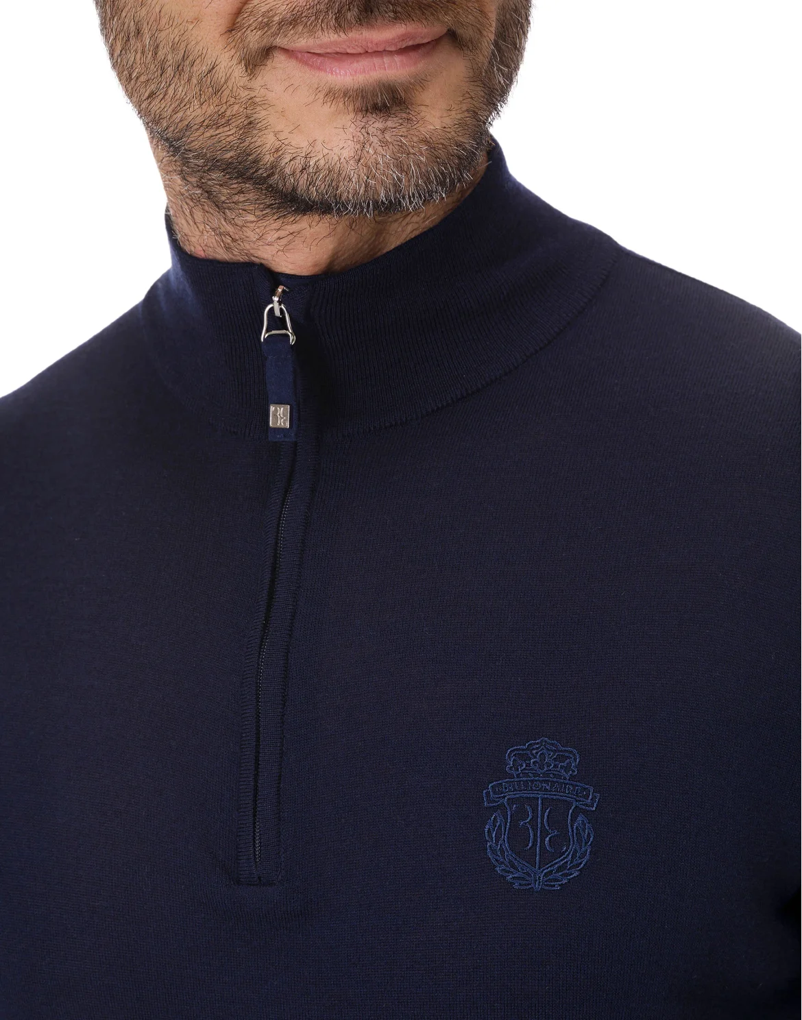 Pullover zip mock "Kensing", цвет: Синий