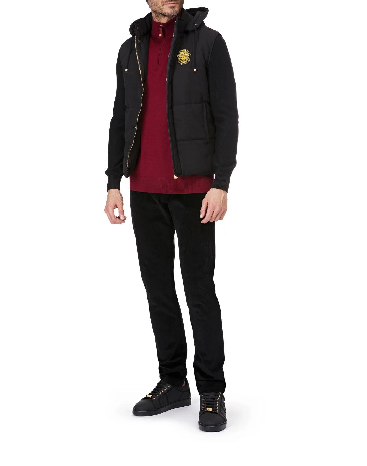 Pullover zip mock "Kensing", цвет: Красный