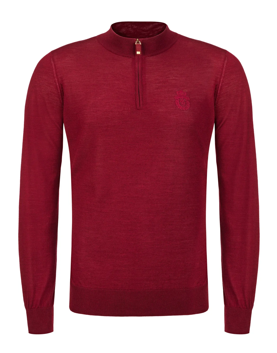 Pullover zip mock "Kensing", цвет: Красный