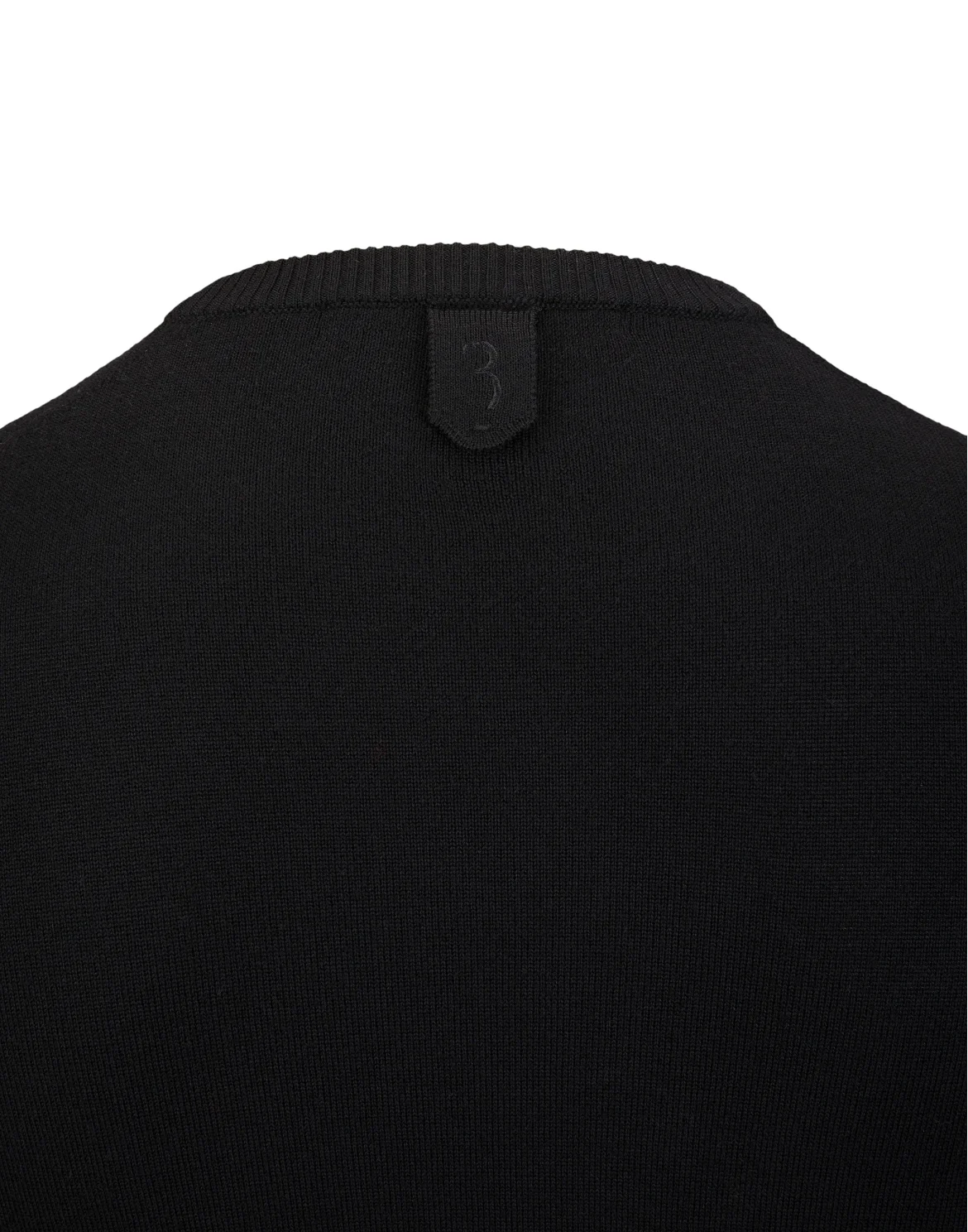 Pullover Round Neck LS "Justin", цвет: Черный