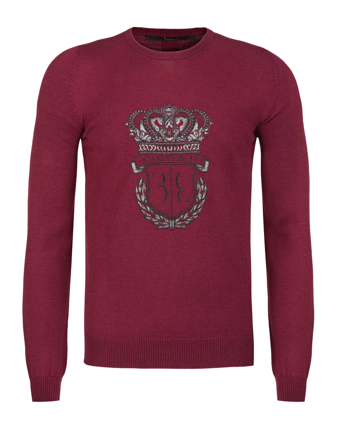 Pullover Round Neck LS "Justin", цвет: Красный