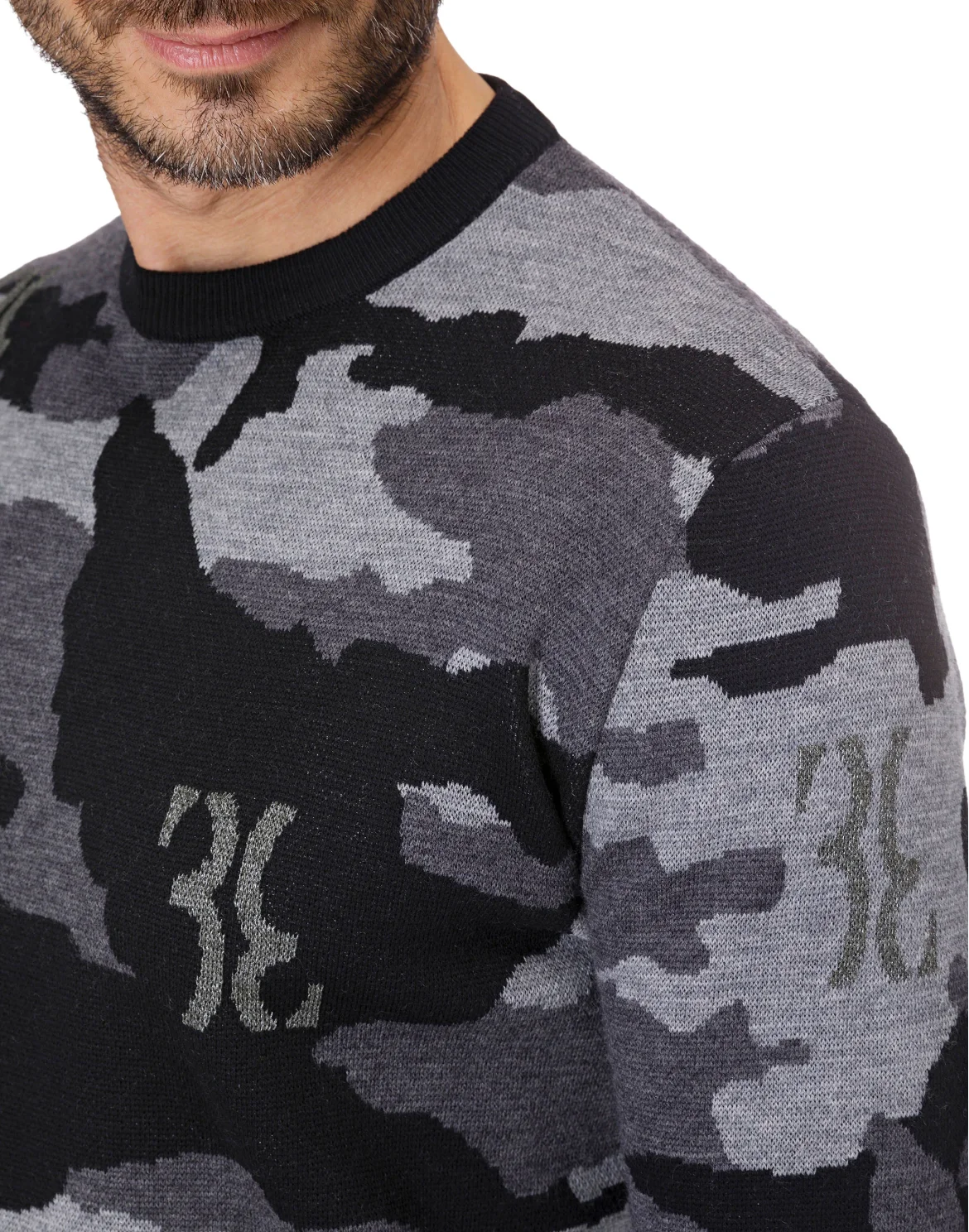 Pullover Round Neck LS "Stephen", цвет: Черный